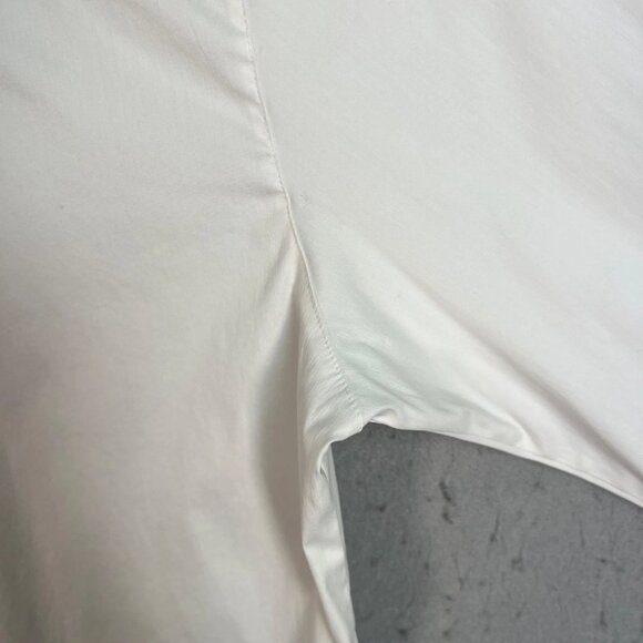 Uniqlo Womens Size XS White Long Sleeve Button-Up Shirt Cotton Blend - Picture 6 of 10